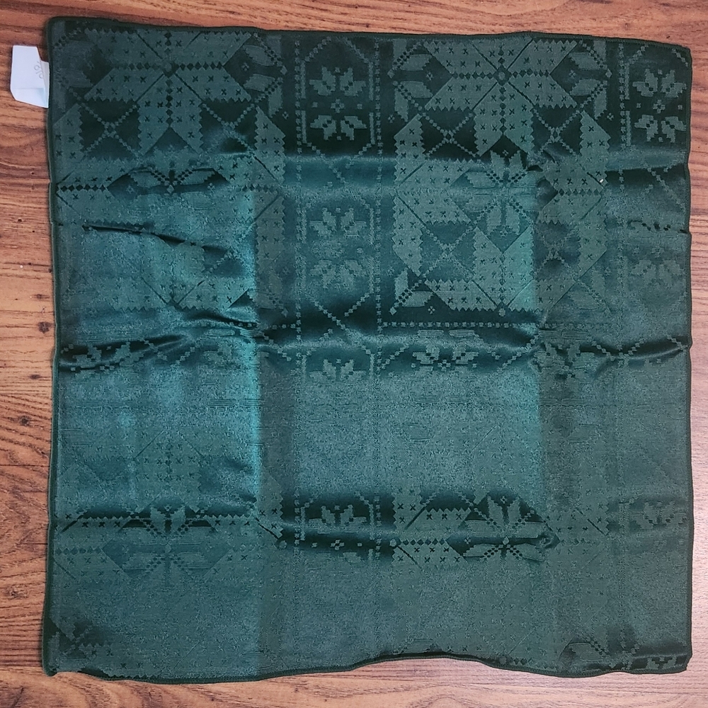 Green Holiday Cloth Napkins